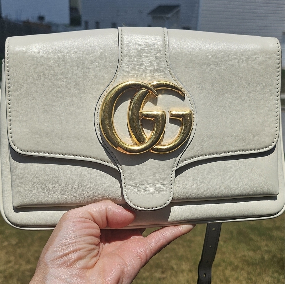 Gucci Cream Shoulder/Crossbody Bag - Picture 11 of 12